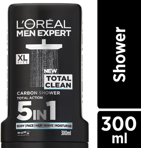 Gel de Duche Men Expert 300 Ml Total Clean