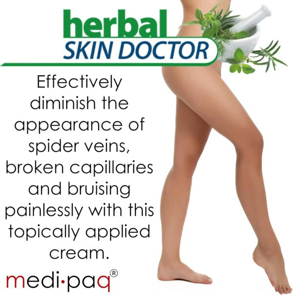 Creme Vein Vanish Herbal Skin Doctor 100 ml - Reduz Aparência de Varizes, Capilares e Nódoas Negras