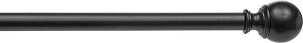 Barra de Cortina Extensível 91-183 cm Amazon Basics Preto