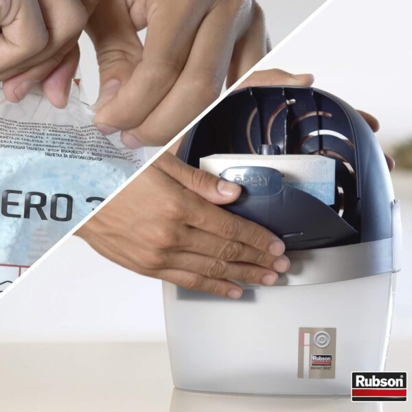 Conjunto de Refil Desumidificador Rubson AERO 360º - 3 Pastilhas 450 g Odor Neutro