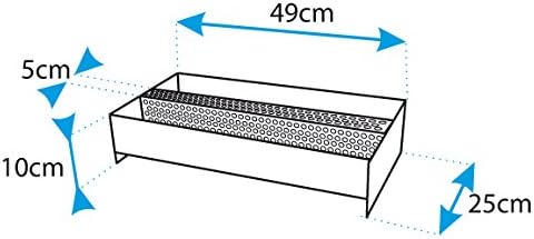Base Queimadora de Pellets Imex El Zorro 71418 49 X 25 X 10 cm