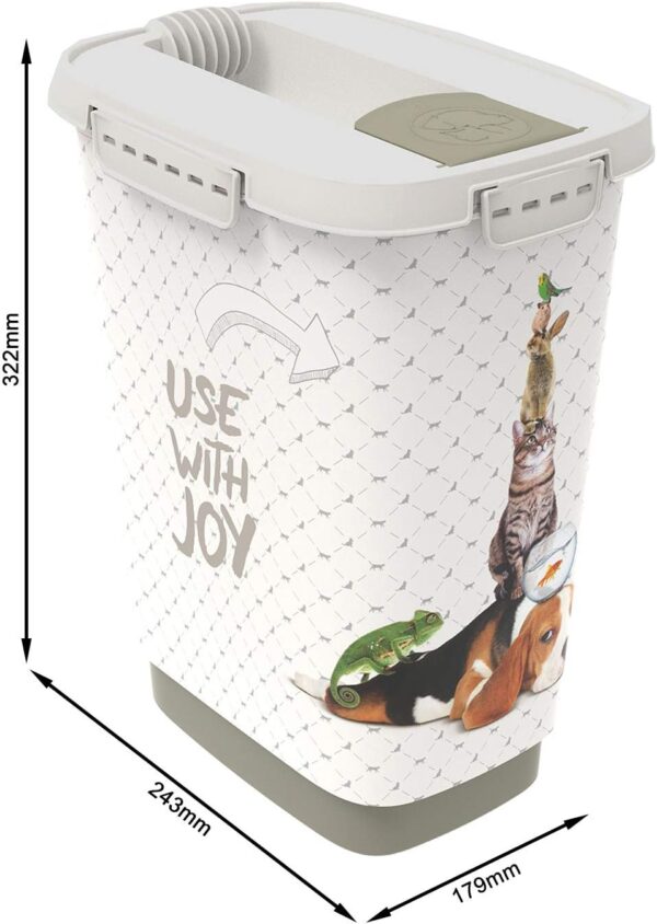 Recipiente de Comida para Animais 10L Rotho MyPet Cody