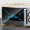 Micro-ondas Cecotec 700 W 20 L ProClean 3060 Mirror Tecnologia 3DWave Ready2Clean Plateado