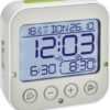 Despertador Digital TFA Dostmann Funk Bingo 2.0 com Temperatura e 2 Alarmes Branco 95x41x96 mm