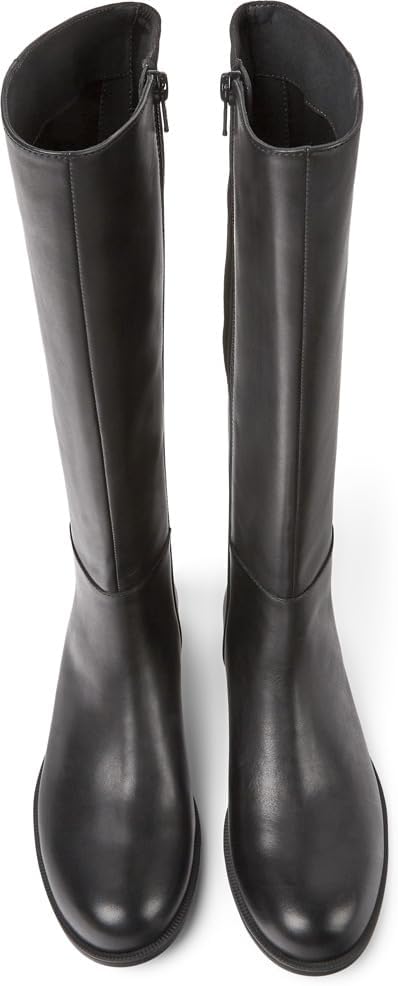 (38) Botas Cano Alto Camper em Couro (Negro) para Mulher (1913 K400451)