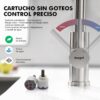 Torneira de Cozinha Monocomando Ibergrif M22136 Extraível 3 Modos Latão Cromado