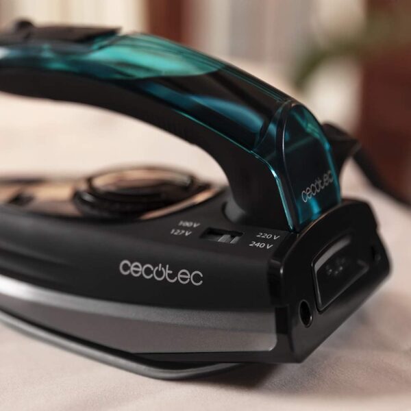 fourth_B08H1WM7XC_8_250326 Ferro de Viagem Cecotec Fast&Furious 4000 Travel 1200 W Preto/Azul com Vapor e Ajuste de Temperatura