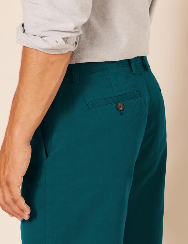 (42 W) Calções Chinos Clássicos Amazon Essentials Homem 23 cm Verde