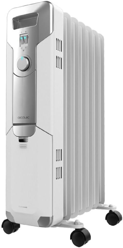 Radiador Elétrico de Óleo Cecotec 1500 W ReadyWarm 7000 Space 7 Módulos para 15 m²