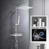 Coluna de Chuveiro com Chuveiro de Mão e Cabeçal Görbach + Estante para Embalagens 94 cm Altura