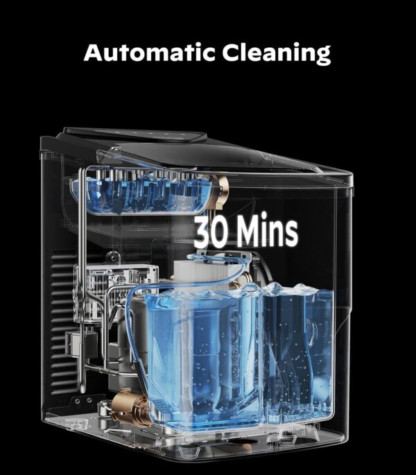 Máquina de fazer Cubos de Gelo Silonn Pequena Autolimpante até 12 Kg em 24 H
