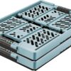 Caixas Dobráveis Keeeper Ben 45 L com Asas Azul Nórdico