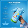Garrafa Térmica 320ml Aço Inoxidável para Crianças ion8 Design Mariposas
