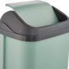 Caixote do Lixo 50 L Keeeper com Tampa Basculante Verde Nórdico Swantje