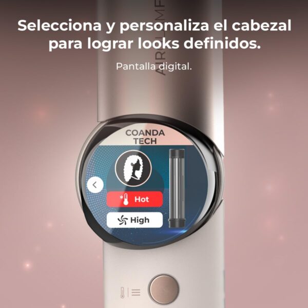 Modelador de Cabelo Cecotec AirGlam 14 em 1 Flex 1400 W Tecnologia Coanda Cerâmica Queratina