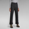 (W24L30) Calças G Star Raw Tedie Ultra High Straight Preto Mulher