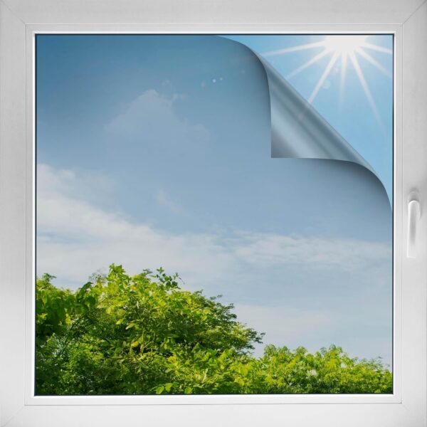 Película Solar Estática 90×200 cm - Proteção UV 99% Redução de Calor e Privacidade para Janelas d-c-fix