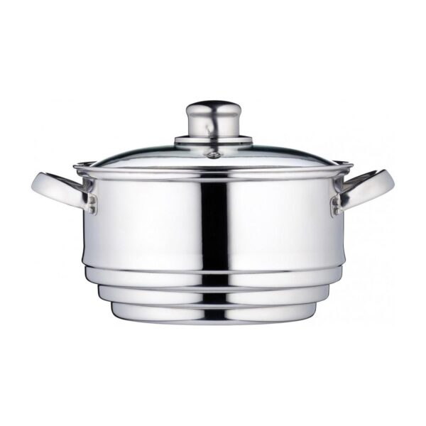 Panela para cozinhar a vapor 3 Níveis KitchenCraft Aço Inox