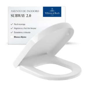 main_B007G6CG80_48_170226 Tampa para sanita Villeroy & Boch Subway 9M68Q101 Branco QuickRelease Extraível Duroplast