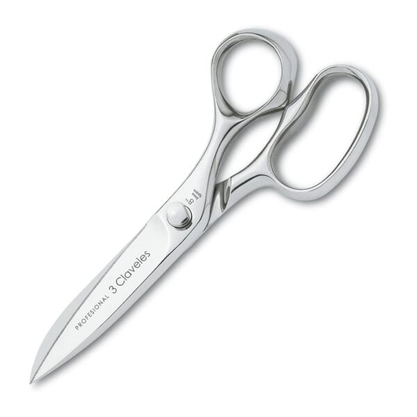 Tesoura de Cozinha Profissional 3 Claveles 20 cm - Aço Inoxidável Brilhante