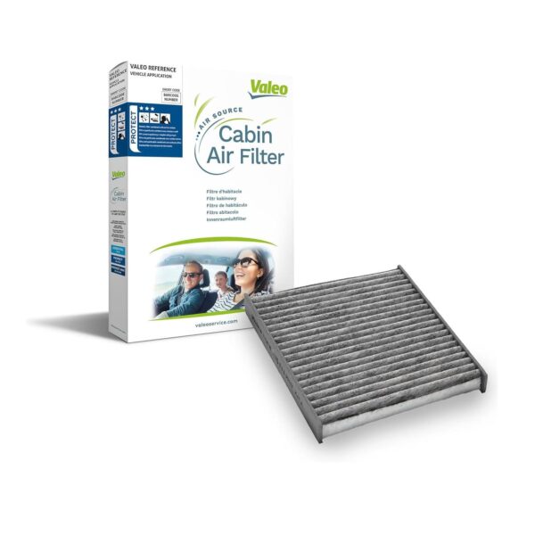 Filtro de Habitáculo Valeo PROTECT 715503 com Carvão Ativo BMW Série 1, Série 3, X1 (81x12.3x2 cm)