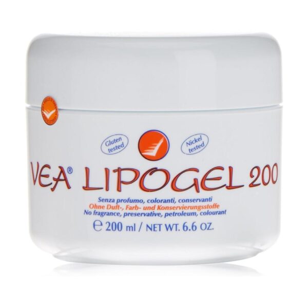 VEA Lipogel 200 ml - Gel Hidratante com Vitamina E para Pele Seca, Irritada e Cicatrizes