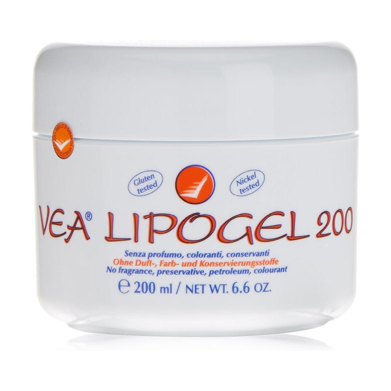 VEA Lipogel 200 ml - Gel Hidratante com Vitamina E para Pele Seca, Irritada e Cicatrizes