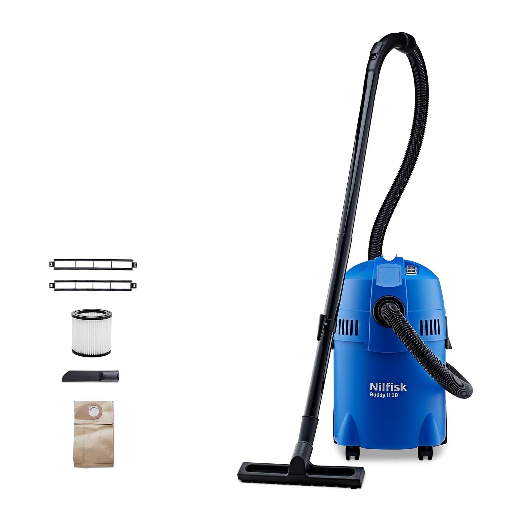 Aspirador de Água e Pó Nilfisk Buddy II 18 L para Sólidos e Líquidos 1200 W