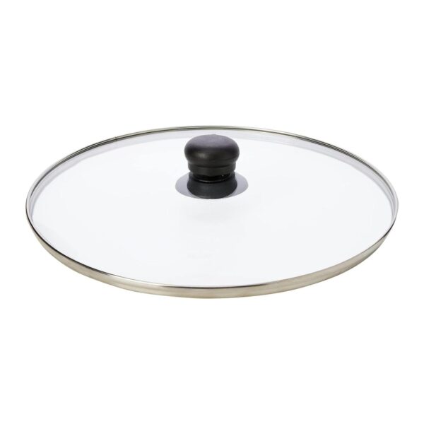 Tampa de Vidro Ibili 36 cm Aço Inoxidável Transparente/Plateado/Negro