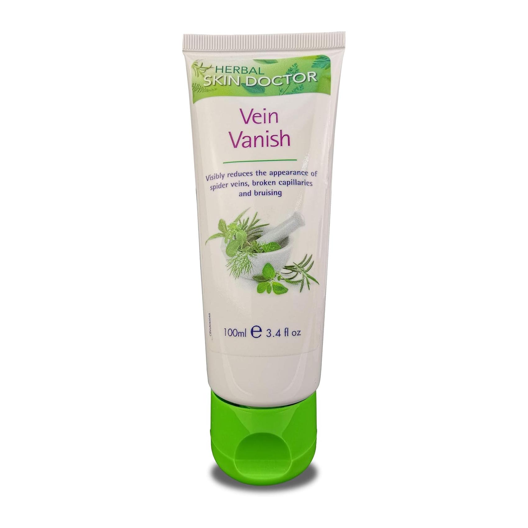 Creme Vein Vanish Herbal Skin Doctor 100 ml - Reduz Aparência de Varizes, Capilares e Nódoas Negras