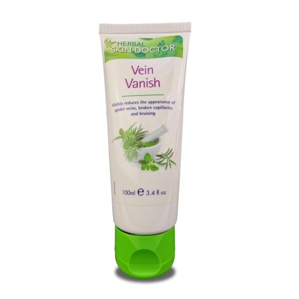 Creme Vein Vanish Herbal Skin Doctor 100 ml - Reduz Aparência de Varizes, Capilares e Nódoas Negras