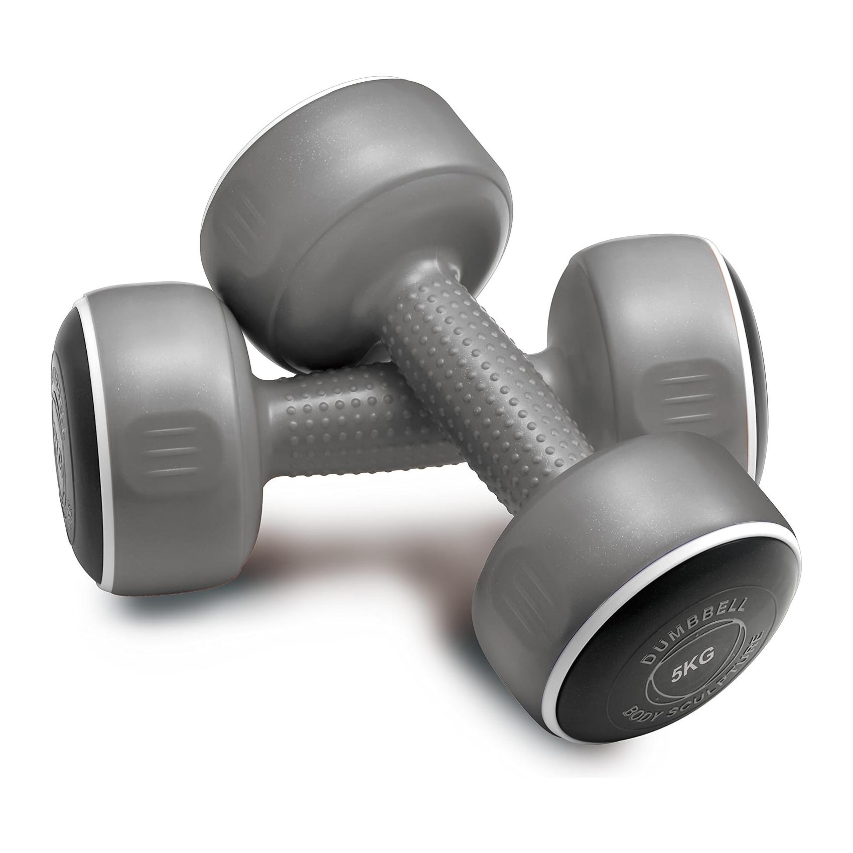 Halteres Body Sculpture Unissexo BW108-10 Cinzentos 2x5 KG