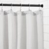 Barra de Cortina de Duche com Tensão Ajustável 91-137 cm Preto Amazon Basics