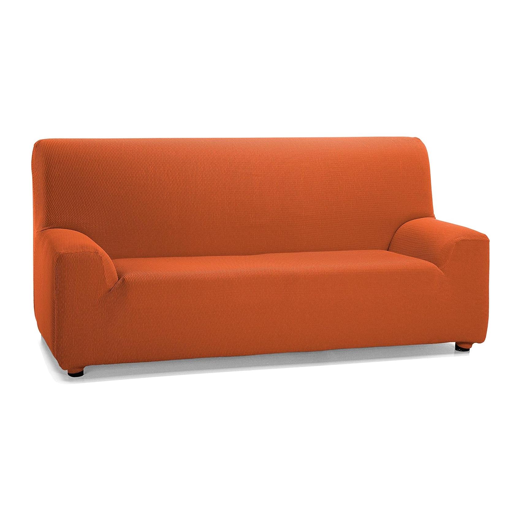 Capa Sofá Elástico Martina Home 3 Lugares Laranja