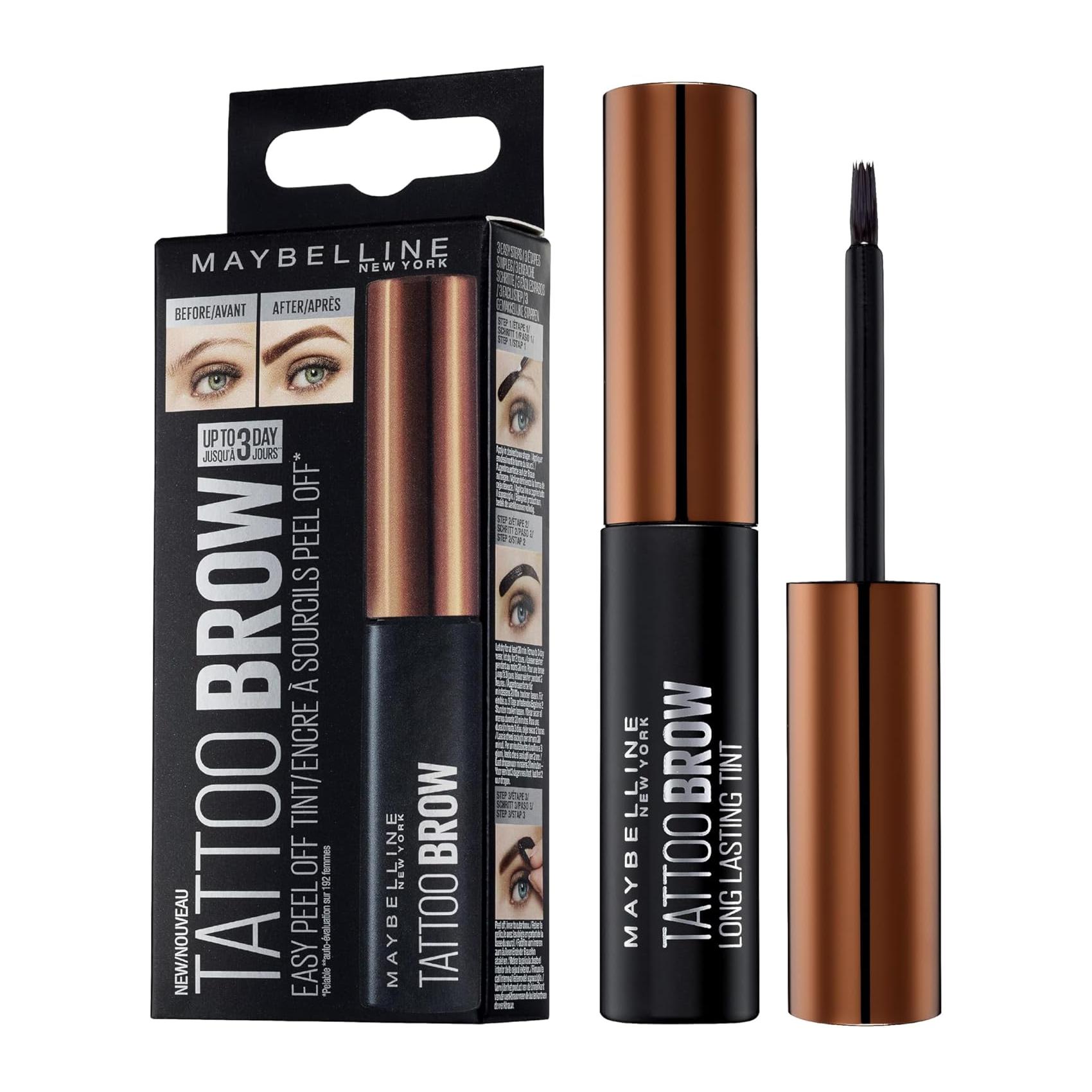 Tinta de Sobrancelhas Maybelline Tattoo Brow Peel-Off - Loiro Claro Semi-Permanente (4,6 g)