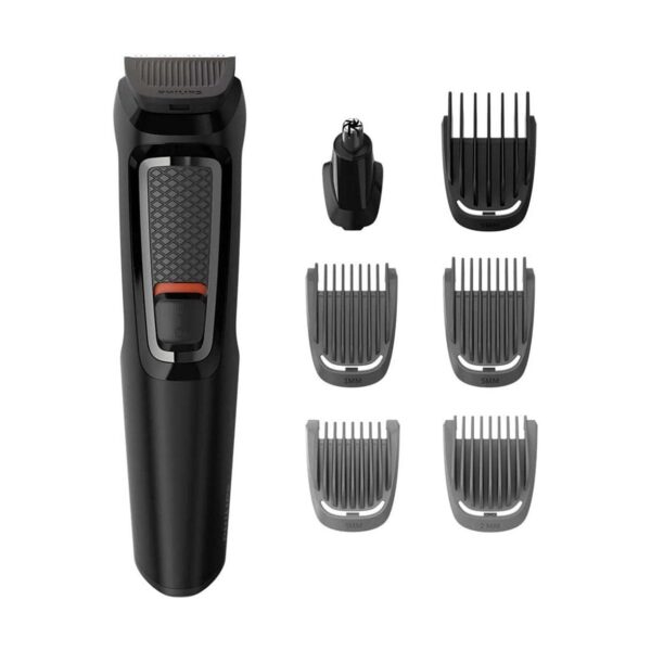 Philips Aparador de Barba Série 3000, Máquina de Cortar Pelo Kit 7 Em 1 Seco e Húmido MG3720/15
