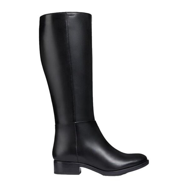 (42) Botas Geox D Felicity D em Couro (Negro) - Mulher
