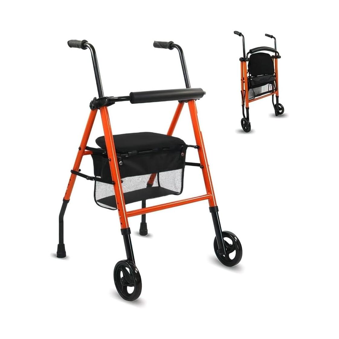Andarilho Mobiclinic com Assento 2 Rodas 100 Kg