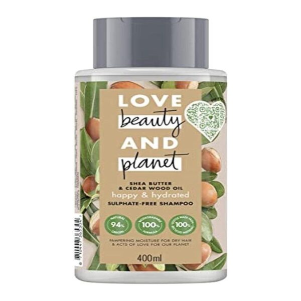 Shampoo Love Beauty & Planet Mulher Aurore Éclatante com Óleo de Néroli e Jasmim Branco 400ml
