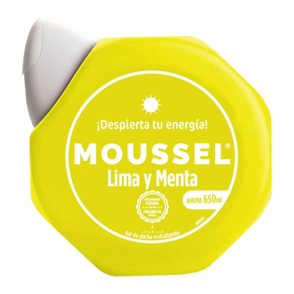Gel de Duche Revitalizante Moussel com Lima e Menta 650ml