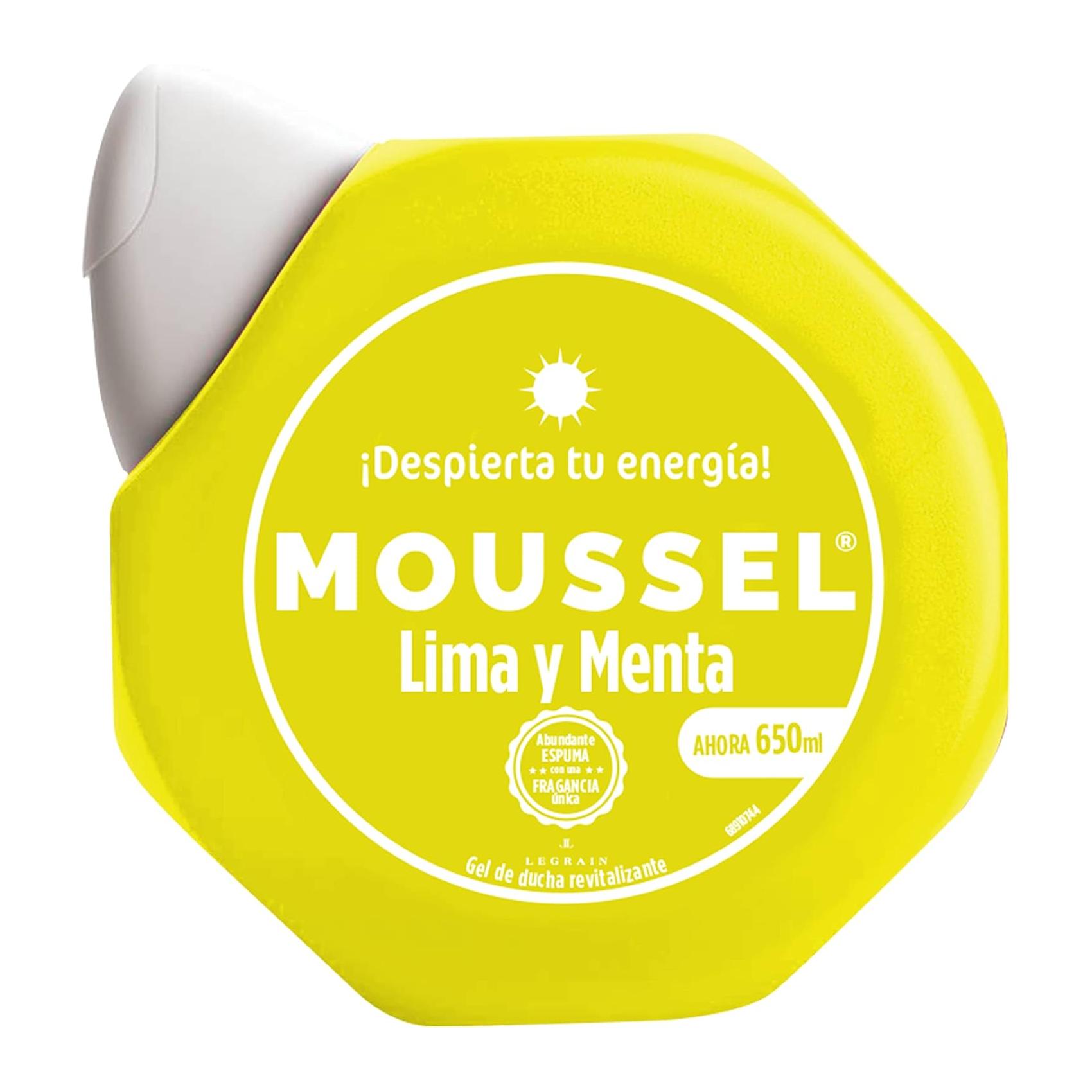 Gel de Duche Revitalizante Moussel com Lima e Menta 650ml