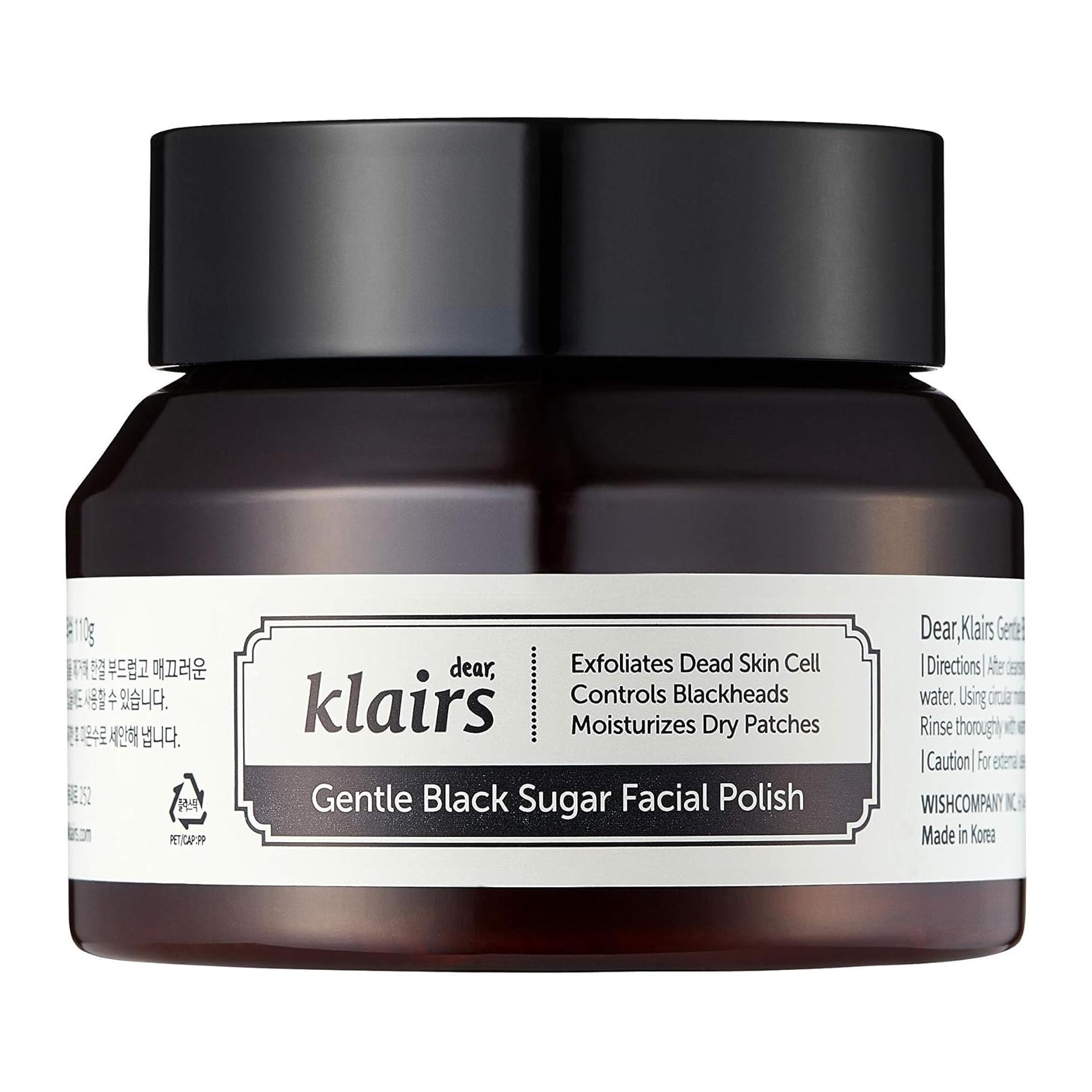 Esfoliante Facial Klairs Gentle Black Sugar 110 g Cor Natural