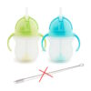 Conjunto de Copos com Palhinha para Bebé Munchkin Click Lock Sem BPA Anti-Derrame 207ml