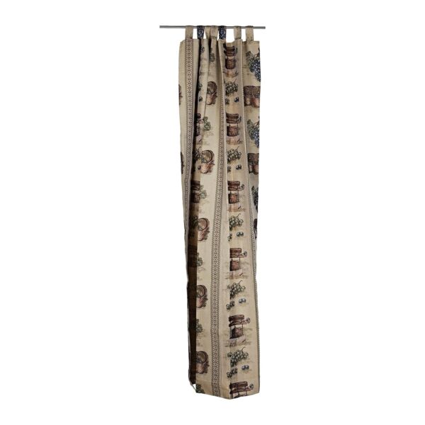 main_B07XC5KSWZ_89_130326 Cortina com Presilhas Trabillas 140x260 cm ALPUJARRA UVA Martina Home