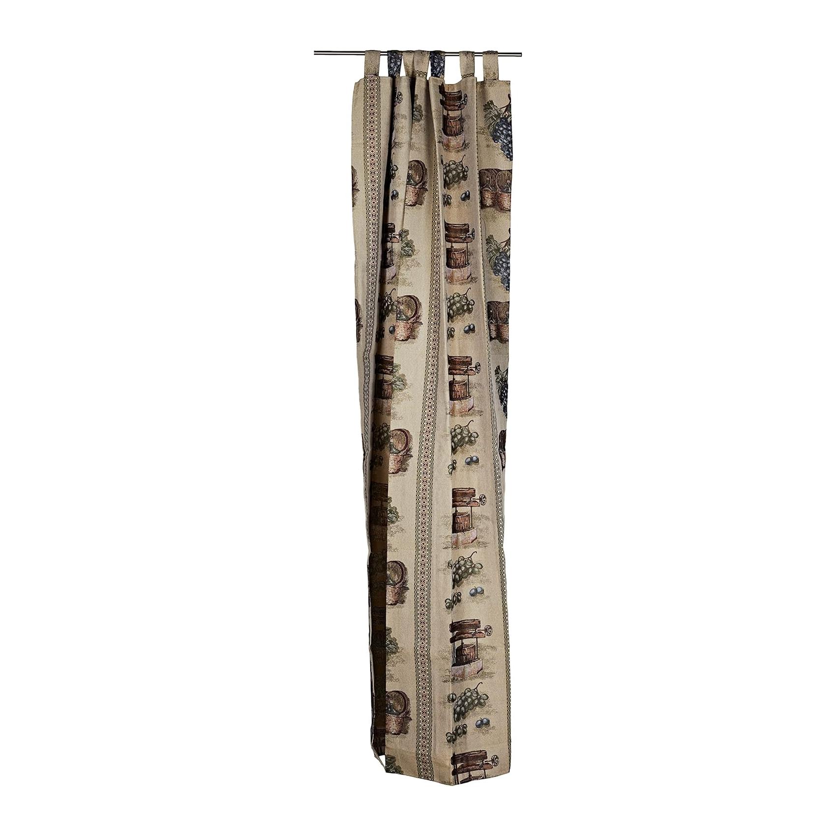 Cortina com Presilhas Trabillas 140x260 cm ALPUJARRA UVA Martina Home