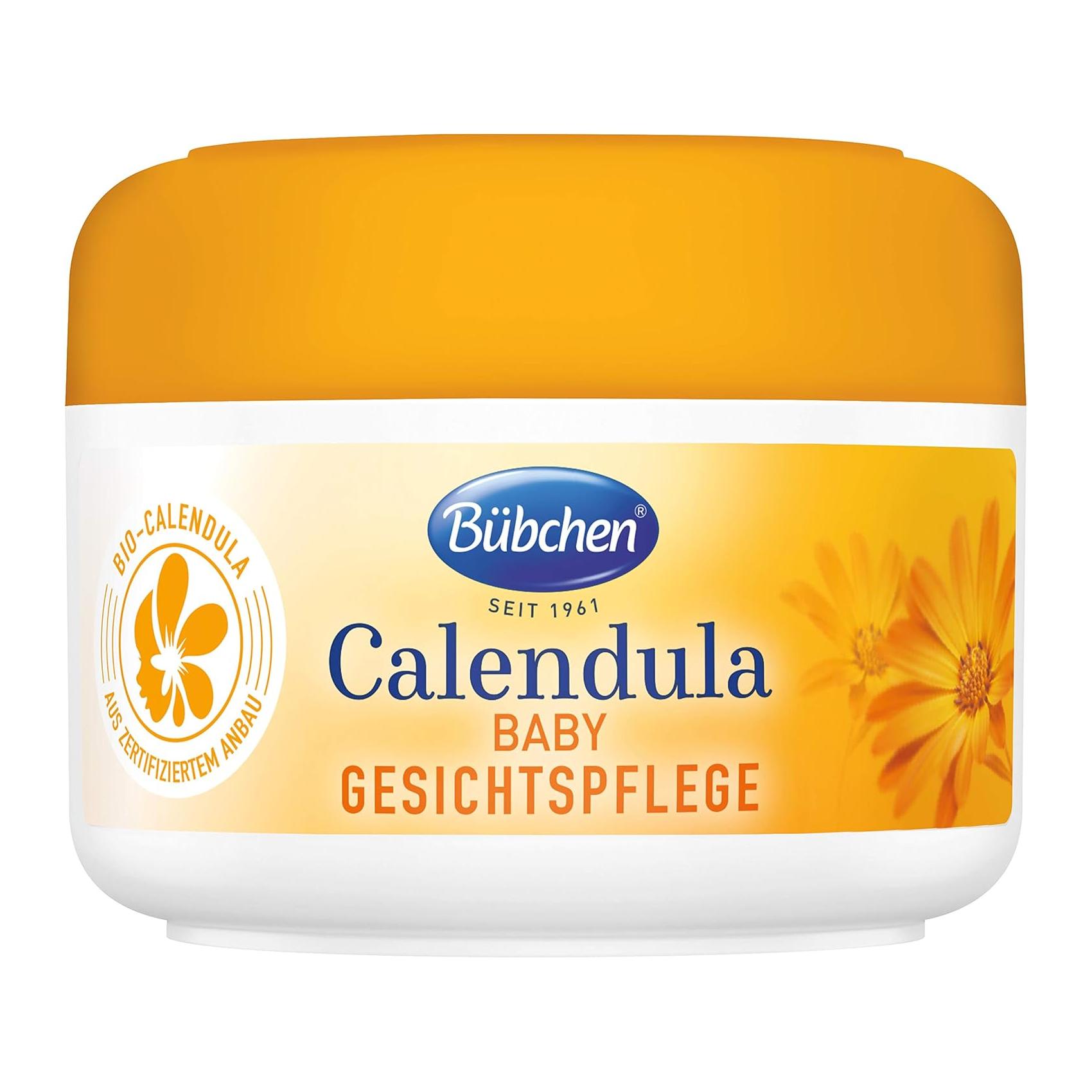 Cuidados Faciais Calendula com Calêndula Biológica para Bebés (75 Ml) Bübchen