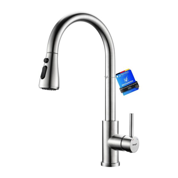 Torneira de Cozinha Extensivel Ibergrif Inox 304 3 Modos 360°