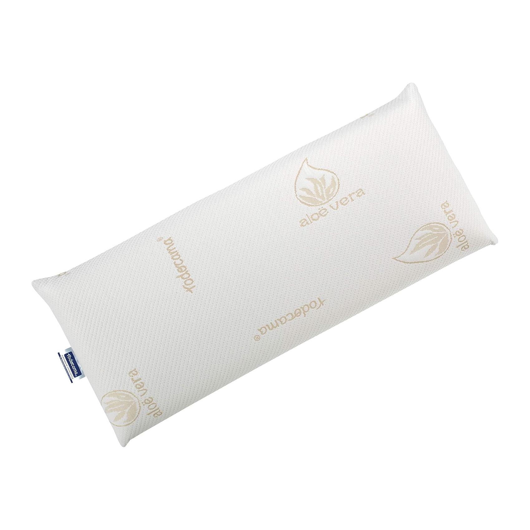 Almofada Viscoelástica 120 cm Todocama Antiácaros Antibacteriana Termorregulável Tecido Aloe Vera