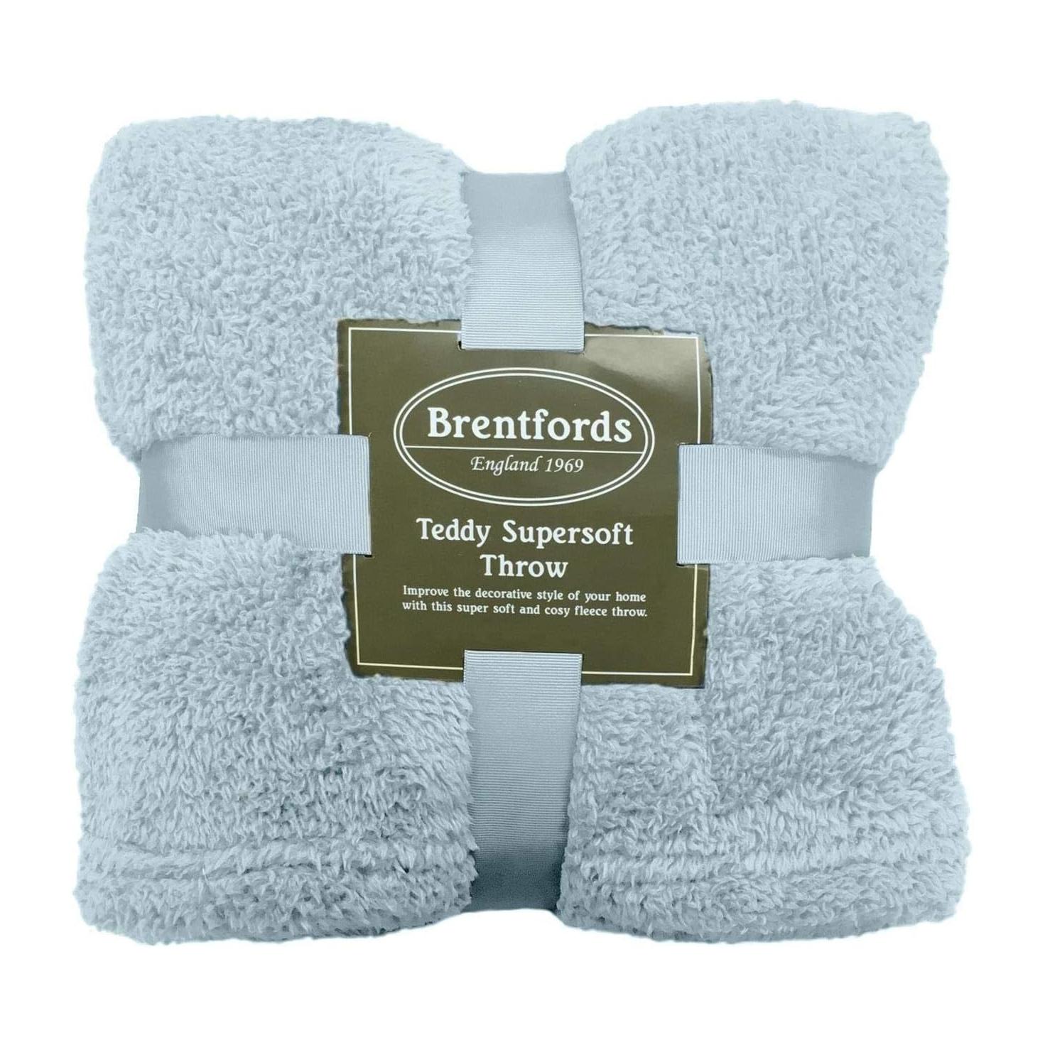 Manta Teddy Fleece Brentfords 150 X 200 cm Super Macia para Sofá ou Cama