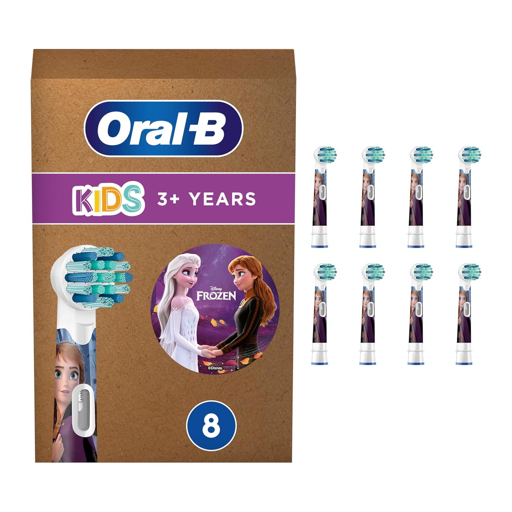 8 Cabeças de Escova Elétrica Oral-B Disney Frozen 2